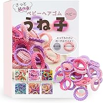 Amazon.co.jp: [iijo] ヘアゴム うね子 キッズ こども ベビー 50本